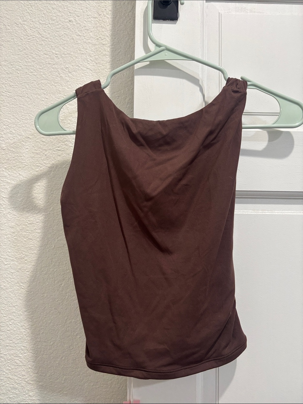 Brown Women's Sleeveless Top